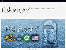 Tablet Screenshot of fishmasks.com